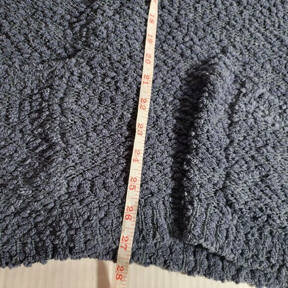 Umgee Blue Chunky Oversize Sweater Tunic Popcorn Womens L - Picture 5 of 5